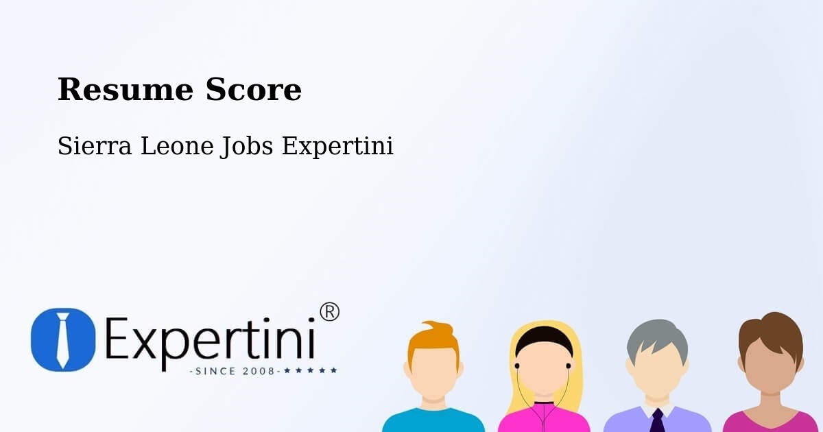 Resume Score & Job Description Match Tool – Jojoima - Sierra Leone Jobs Expertini