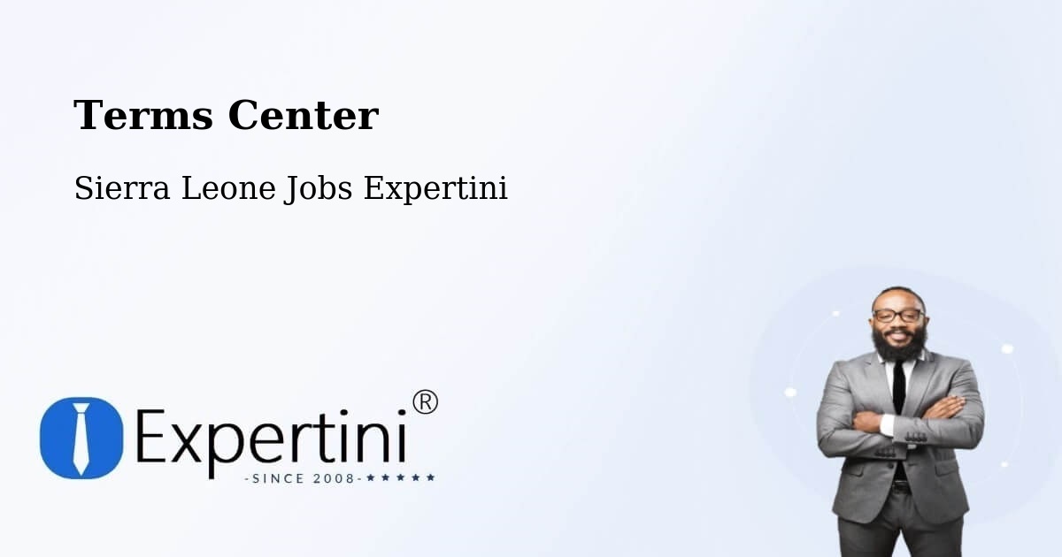 Terms of Service – Jojoima - Sierra Leone Jobs Expertini